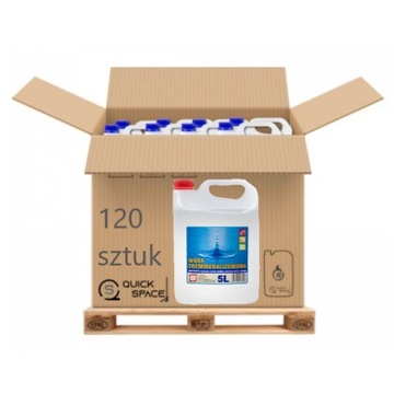 WODA DEMINERALIZOWANA DESTYLOWANA PALETA 120 x 5L