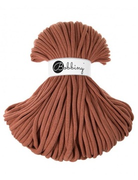 Sznurek makrama Bobbiny Jumbo 9mm Terracotta