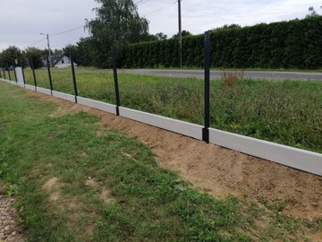 Łącznik do podmurówki 50x200 Antracyt 7016 Ceownik Tworz sztuczne PP Grafit