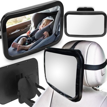 ЗЕРКАЛО ДЛЯ НАБЛЮДЕНИЯ ЗА РЕБЕНКОМ ВО ВРЕМЯ ПУТЕШЕСТВИЯ НЕПРЕРЫВНАЯ РЕГУЛИРОВКА НА 360°