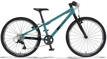 Rower dziecięcy lekki MTB Kubikes 24L turkusowy HIT 2024