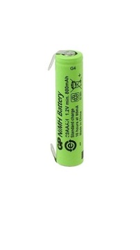 Akumulator przemysłowy GP 80AAAH 800mAh AAA NiMH 1,2V 10,5x43,7mm BLASZKI