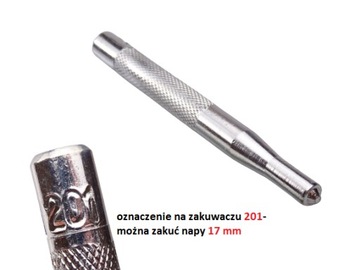 Комплект для крепления застежек 10 12,5 15 17 мм
