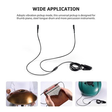 Универсальный магнитный пьезозвукосниматель Hluru без сверления