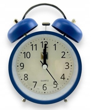 Zegar Retro BUDZIK klasyczny baterie GŁOŚNY alarm