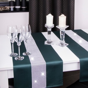 Скамейка ZIRCONIA 40x160, декоративная черно-серебристая полоса