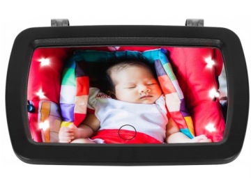 AUTO LED LUSTERKO DO OBSERWACJI DZIECKA W PODRÓŻY