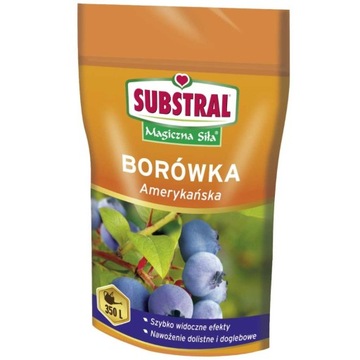 SUBSTRAL NAWÓZ DOGLEBOWY DOLISTNY DO REGENERACJI BORÓWEK AMERYKAŃSKICH 350G