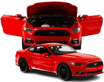 Autko Resorak FORD MUSTANG GT samochody metalowe model kolekcjonerski 1:24