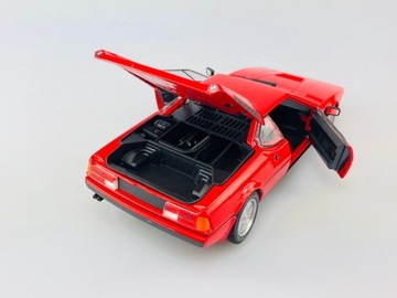 WELLY BMW M1 RED 1:24 НОВАЯ МЕТАЛЛИЧЕСКАЯ МОДЕЛЬ