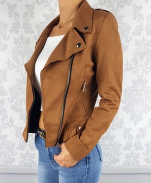 #КУРТКА-РАДИАТОР ЖЕНСКАЯ ЗАМШЕВАЯ - МОЛНИИ - ZARKA