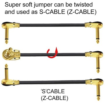 Гитарные эффекты Line Bass Cable Патч-кабели 3 шт.