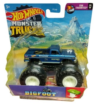FYJ44 auto MONSTER TRUCKS HOT WHEELS BIGFOOT NIEBI