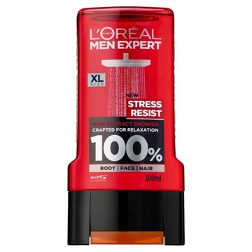 LOREAL MEN EXPERT Stress Resist 5w1 żel pod prysznic 300ml