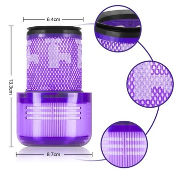 МОЮЩИЙСЯ ФИЛЬТР 3 шт. HEPA ДЛЯ DYSON V12 Detect Slim #DY-971517-01&97151701