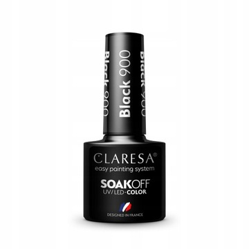 Лак для ногтей Claresa гибридный черный 900