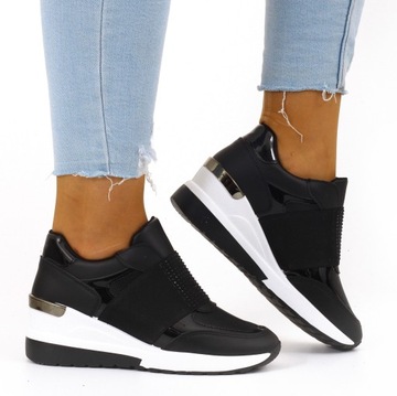 ADIDASY damskie BUTY sportowe SNEAKERSY czarne