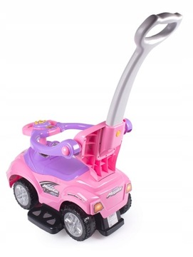 ДЕТСКАЯ АВТОКАТКА 3в1 DELUXE НА ИГРАЮЩИХ ХОДУНКАХ-ПУШЕРЕ