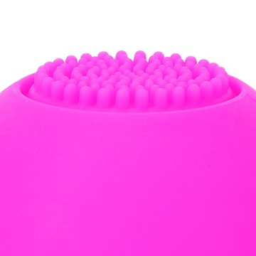 ПОМПА ДЛЯ ГУБ VISUALSOURCE СИЛИКОНОВАЯ С КИСТЬЮ РОЗОВАЯ