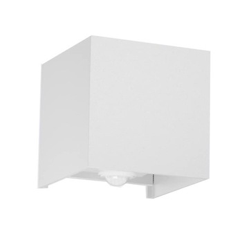 LAMPA KINKIET LED SZARA 12W IP65 czujnik