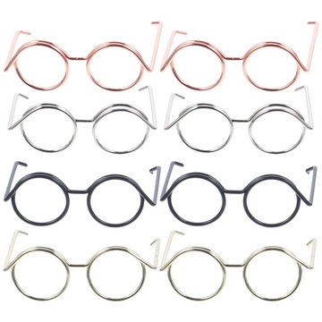 PRZEZROCZYSTE OKULARY UBRANIA DOLLS OKULARY D