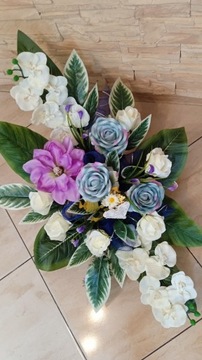 Цветы Украшение могилы на кладбище НАБОР букета