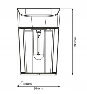 Kinkiet solarny Enon lampa elewacyjna 3000K EKO0724 MILAGRO