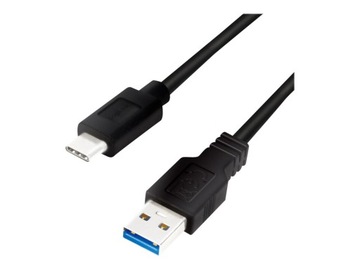 Kabel USB-A - USB-C typ 1m 3.2 gen1 5Gbps 3A 15W