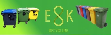 POJEMNIK NA ŚMIECI KOSZ KUBEŁ KONTENER 240L ZESTAW 5 KOLORÓW NOWE