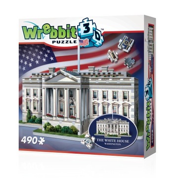 Wrebbit 3D White House PUZZLE 3D 490el