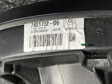 MINI COOPER F55 F56 F57 ZRCÁTKO VNĚJŠÍ PRAVÉ 3 PIN 7931752