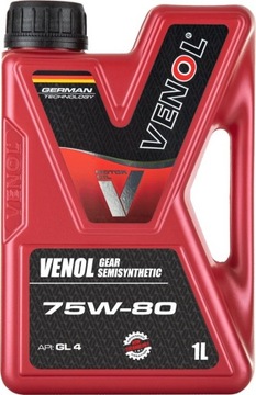 VENOL GEAR SEMISYNTHETIC GL-4 75W80 1L