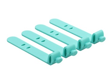 ORGANIZER SILIKON NA PRZEWODY SŁUCHAWKI x4 AG380B