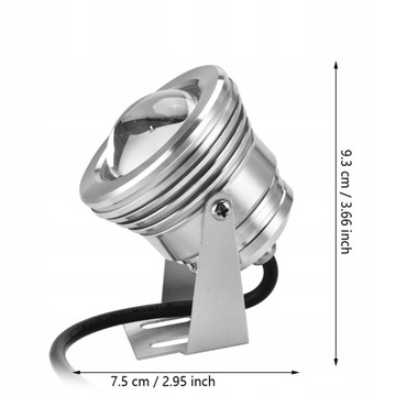 Świetlówka LED oświetlenie AKWARIUM RGB 10W 9LED
