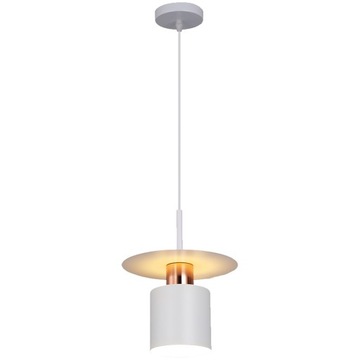 LAMPA WISZĄCA NOWOCZESNA BIAŁA RÓZOWE ZŁOTO