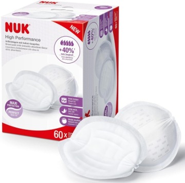 NUK 10252135 устілки для годування, білий, 60 шт.