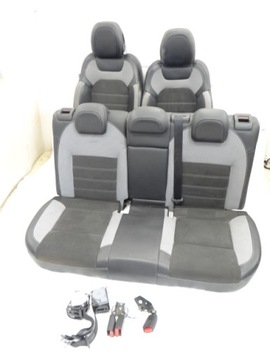 CITROEN DS4 FACELIFT CROSSBACK SEDADLA POHOVKA PÁSY SPONKY ALCANTARA JEHLA