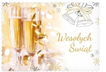 POCZTÓWKA KARTKA Boże Narodzenie ŚWIĘTA 1 SZTUKA MFP wz8