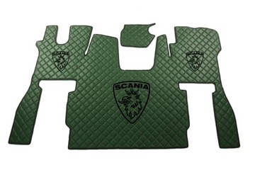 DYWANIKI PIKOWANE SCANIA S OD 2017 FOTEL PAS AMORT + LOGO