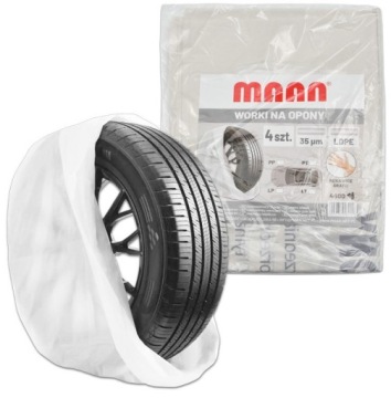 Мешки для шин, 4 шт, белые