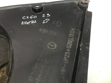 MAZDA CX-60 CX60 2023 KRYT SPODNÍ NÁRAZNÍKU LEVÝ PŘEDNÍ KBB356115