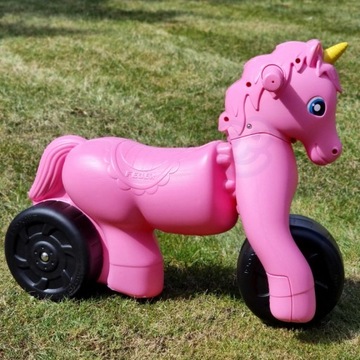 Беговой аттракцион FEBER Pink Unicorn на широких колесах