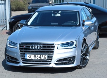 Audi A8 D4 S8 Facelifting 4.0 TFSI 605KM 2016 Audi S8 Plus 605koni Matrix Night View Ceramika Wentyle dociąg 360° Webasto, zdjęcie 3