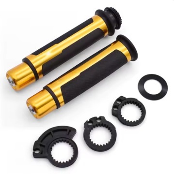 РУЛЬ МОТОЦИКЛА QUAD ROLGAZ РЕЗИНА + АЛЮМИНИЙ CNC + УТЯЖЕЛИТЕЛИ РУЛЯ