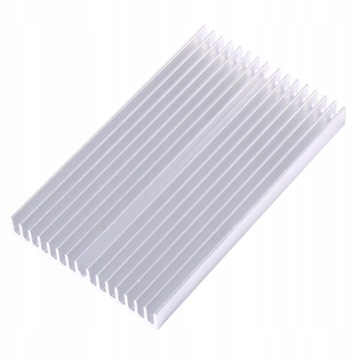 Алюминиевая решетка радиатора своими руками 100*60*10 мм