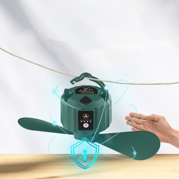 ТЕНТОВЫЙ ВЕНТИЛЯТОР СО СВЕТОДИОДНЫМИ ЛАМПАМИ 3-СКОРОСТНОЙ КЕМПИНГОВЫЙ ВЕНТИЛЯТОР USB