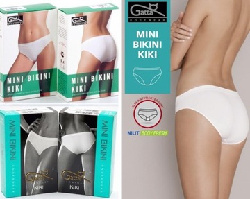 Gatta Figi Kiki Mini Bikini bezszwowe M czarne