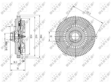 SPOJKA VENTILÁTOR AUDI ALLROAD C5 2.5 00-05