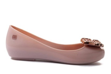 Buty Baleriny Damskie Zaxy LL285016 Nude Beżowe