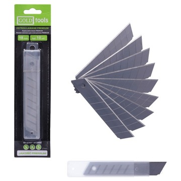 ЛОМАЮЩИЕ ЛЕЗВИЯ 18 мм 10 шт ПРОФЕССИОНАЛЬНЫЙ ЛАЗЕР